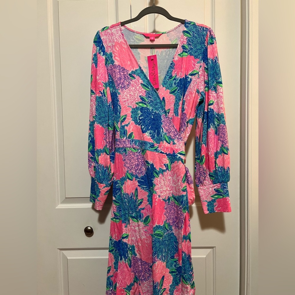 Lilly Pulitzer Rosalinda Wrap Dress XL
